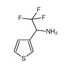 2,2,2-trifluoro-1-(thiophen-3-yl)ethanamine Structure