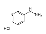 3-Hydrazino-2-methylpyridine hydrochloride (1:1) Structure