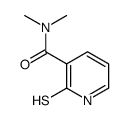 N,N-二甲基-2-疏基烟酰胺结构式