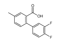 2-(3,4-difluorophenyl)-5-methylbenzoic acid Structure