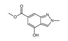 methyl 4-hydroxy-2-methyl-2H-indazole-6-carboxylate Structure
