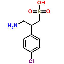 β-(氨基甲基)-4 氯代苯乙烷磺酸图片