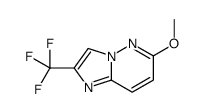 6-methoxy-2-(trifluoromethyl)imidazo[1,2-b]pyridazine Structure