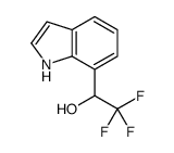 2,2,2-三氟-1-(1H-吲哚-7-基)乙醇结构式