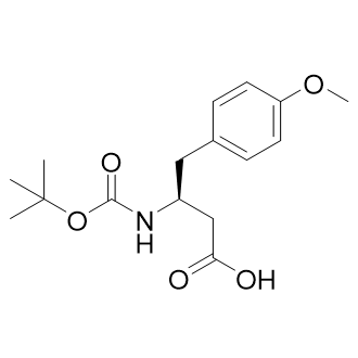(S)-3-((tert-butoxycarbonyl)amino)-4-(4-methoxyphenyl)butanoic acid Structure