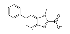 1-甲基-2-硝基-6-苯基咪唑并[4,5-B]吡啶结构式