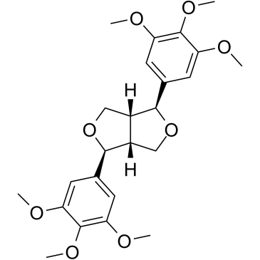 O,O-二甲基鹅掌楸树脂醇 B结构式