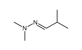 1,1-Dimethyl-2-isobutylidenehydrazine结构式