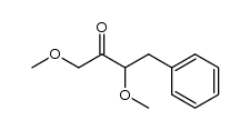 1,3-dimethoxy-4-phenylbutan-2-one结构式