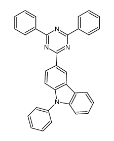 3-(4,6-二苯基-1,3,5-三嗪-2-基)-9-苯基-9H-咔唑图片