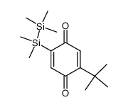 2-(pentamethyldisilanyl)-5-tert-butyl-1,4-benzoquinone Structure
