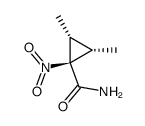 Cyclopropanecarboxamide, 2,3-dimethyl-1-nitro-, (1alpha,2alpha,3alpha)- (9CI) Structure
