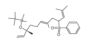 (3R)-9-phenylsulfonyl nerolidol TBDMS ether结构式