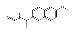 N-[1-(6-Methoxy-2-naphthyl)ethyl]formamid结构式