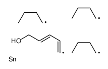 5-tributylstannylpenta-2,4-dien-1-ol Structure