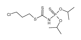 3-Chloropropyl N-(diisopropoxyphosphinothioyl)dithiocarbamate Structure