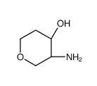 (3R,4R)-3-氨基四氢-2H-吡喃-4-醇结构式