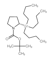 (S)-1-boc-2-三丁基锡吡咯烷结构式