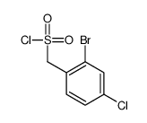 (2-bromo-4-chlorophenyl)methanesulfonyl chloride Structure