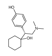 4-[(1R)-2-(dimethylamino)-1-(1-hydroxycyclohexyl)ethyl]phenol Structure