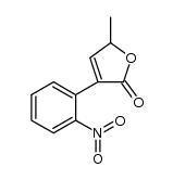5-methyl-3-(2-nitrophenyl)furan-2(5H)-one Structure