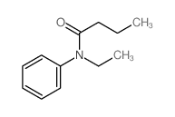 Butanamide,N-ethyl-N-phenyl-结构式