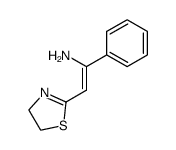 2-(thiazolin-2-yl)-1-phenyl-1-ethenamine结构式