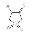4-溴二氢噻吩-3(2H)-酮 1,1-二氧化物结构式