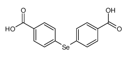 4-(4-carboxyphenyl)selanylbenzoic acid Structure