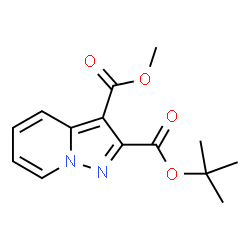 2-((叔丁氧基羰基)氨基)吡唑并[1,5-a]吡啶-3-羧酸甲酯结构式