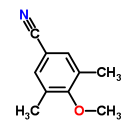 3,5-二甲基-4-甲氧基苯甲腈结构式