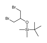 tert-butyl-(1,3-dibromopropan-2-yloxy)-dimethylsilane Structure