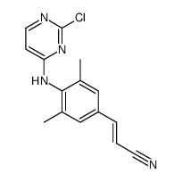 (E)-3-(4-(2-chloropyrimidin-4-ylamino)-3,5-dimethylphenyl)acrylonitrile Structure