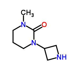 1-(3-Azetidinyl)-3-methyltetrahydro-2(1H)-pyrimidinone Structure