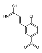 3-(2-chloro-5-nitrophenyl)prop-2-enethioamide Structure