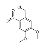 1-(氯甲基)-4,5-二甲氧基-2-硝基苯结构式