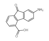 9H-Fluorene-4-carboxylicacid, 7-amino-9-oxo-结构式