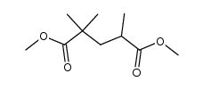 2,2,4-trimethylglutaric acid dimethyl ester结构式