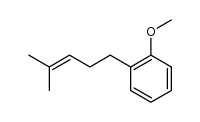 1-(1'-methoxyphenyl)-4-methylpent-3-ene结构式