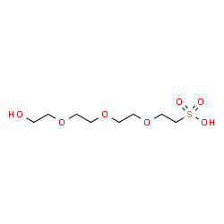 PEG4-sulfonic acid结构式