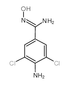4-氨基-3,5-二氯苯酰胺肟结构式