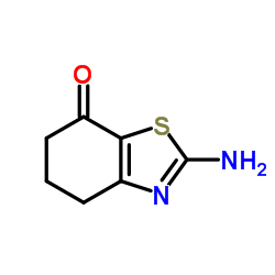 2-氨基-5,6-二氢苯并[d]噻唑-7(4H)-酮结构式