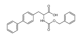 (2R)-2-(phenylmethoxycarbonylamino)-3-(4-phenylphenyl)propanoic acid Structure