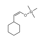 {[(Z)-2-cyclohexylethenyl]oxy}trimethylsilane结构式