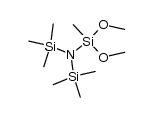 dimethoxymethylsilyl-bis(trimethylsilyl)amine Structure