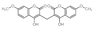 2-hydroxy-3-[(2-hydroxy-7-methoxy-4-oxo-chromen-3-yl)methyl]-7-methoxy-chromen-4-one Structure