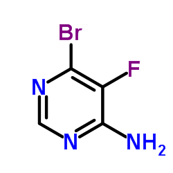 6-Bromo-5-fluoro-4-pyrimidinamine Structure