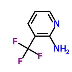 2-氨基-3-(三氟甲基)吡啶结构式