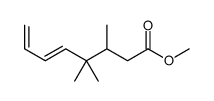 methyl 3,4,4-trimethylocta-5,7-dienoate Structure