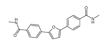 N-methyl-4-[5-[4-(methylcarbamoyl)phenyl]furan-2-yl]benzamide结构式
